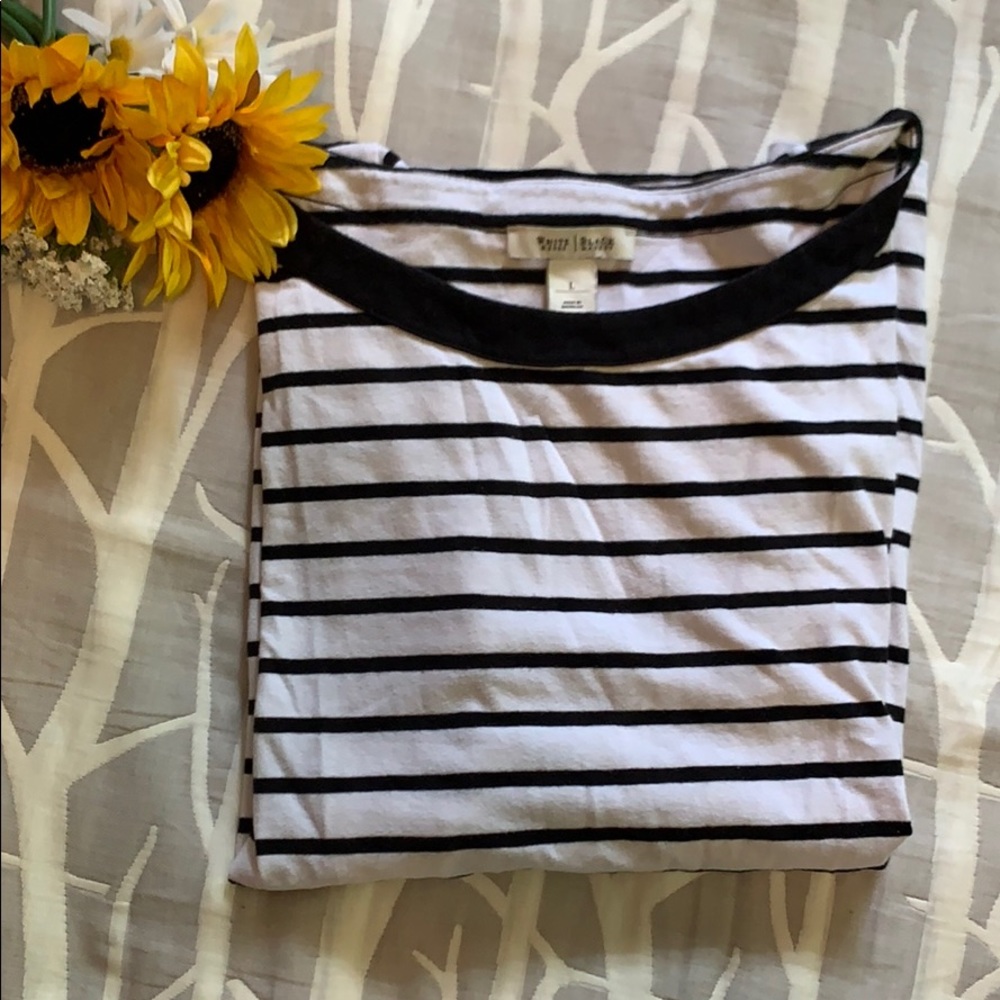 White House Black Market striped shirt